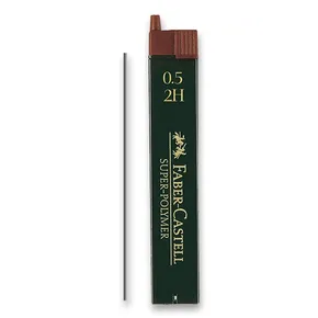 Graphitstifte Superpolymer 0,5 mm 2H Faber Castell 120512